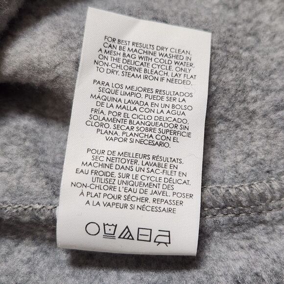 CAbi 3459 Flashdance Sweatshirt Tunic Dress Gray Fleece Flounce Bottom Women's S - Picture 10 of 12